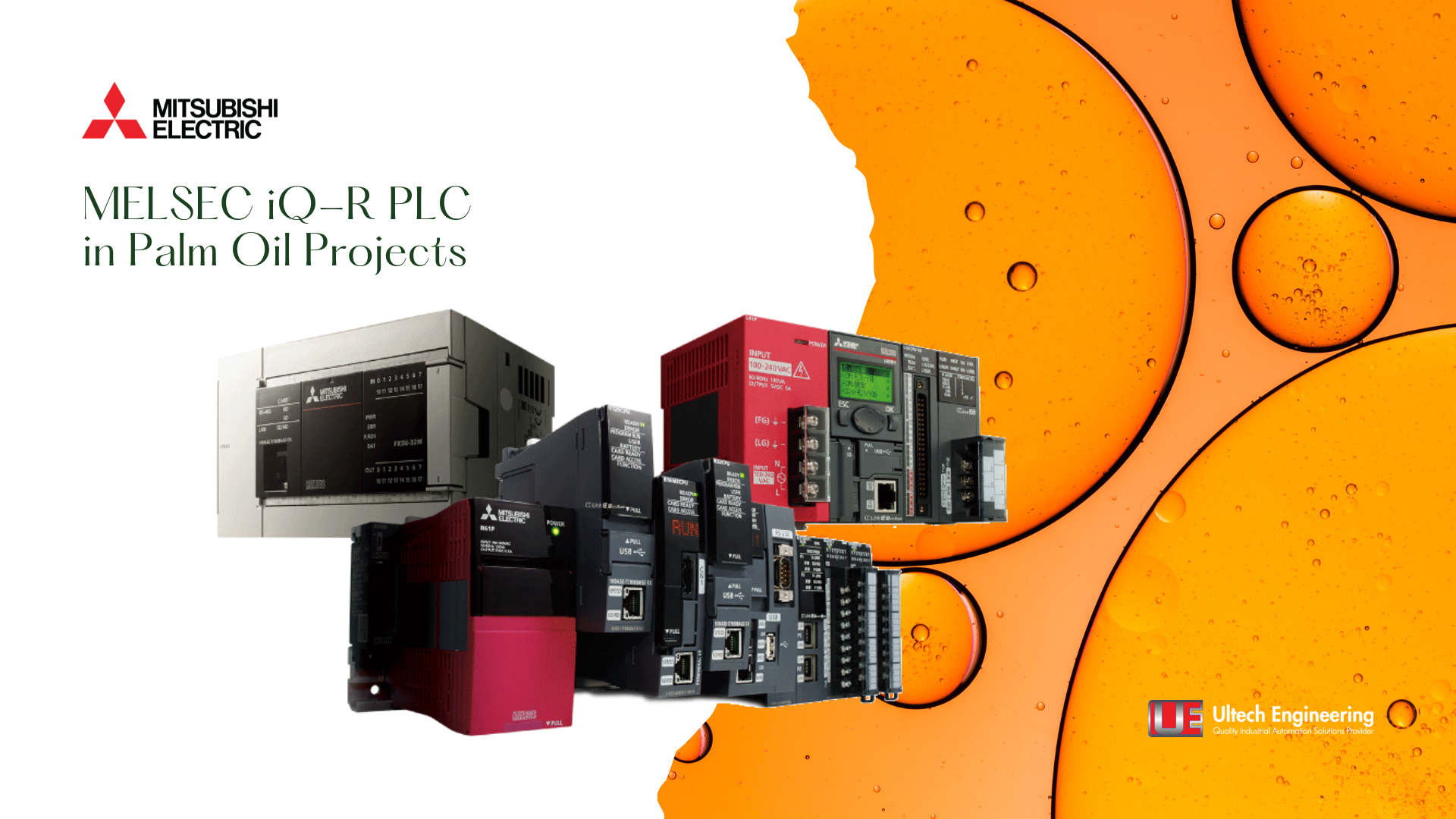 Driving Precision and Efficiency: Ultech Engineering Harnesses Mitsubishi Electric's MELSEC iQ-R PLC in Palm Oil Projects