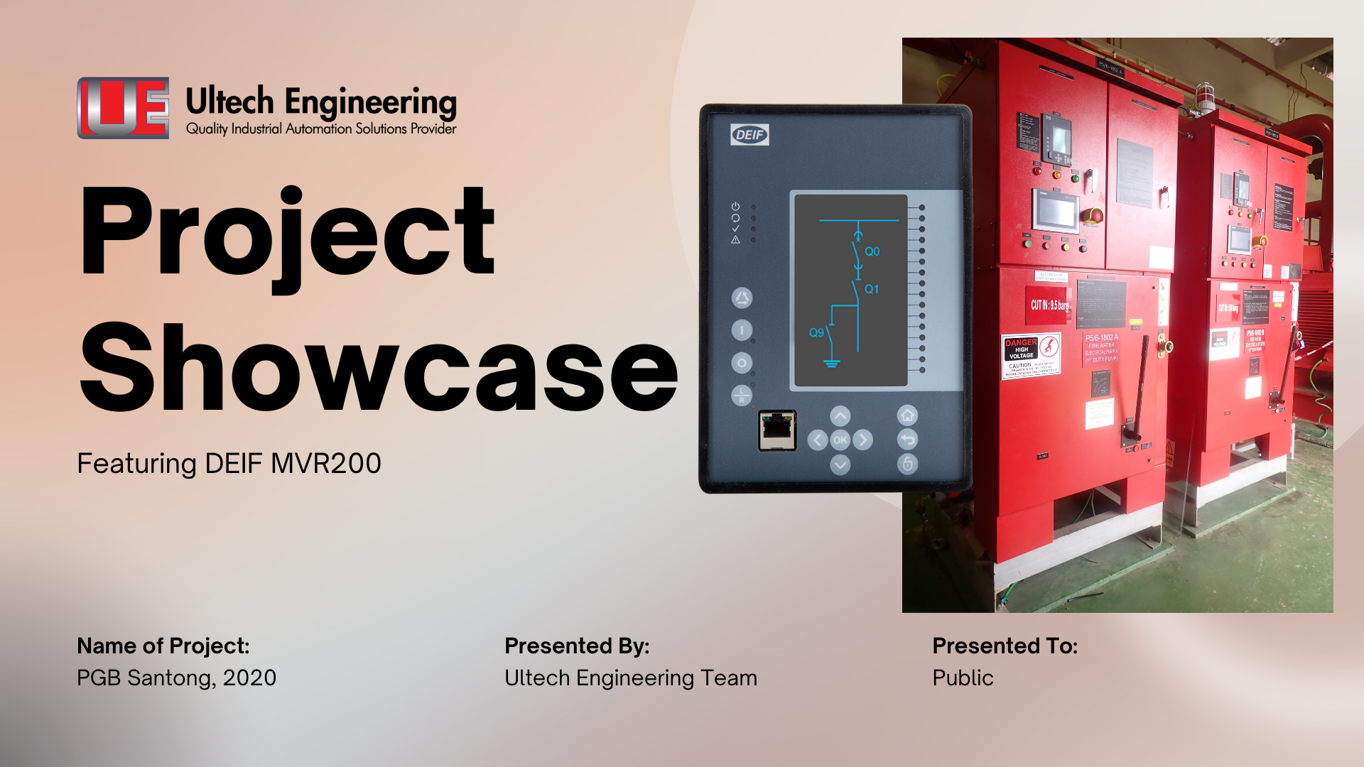 Ultech's Cutting-Edge Project Showcase with DEIF MVR200 Medium Voltage Relay
